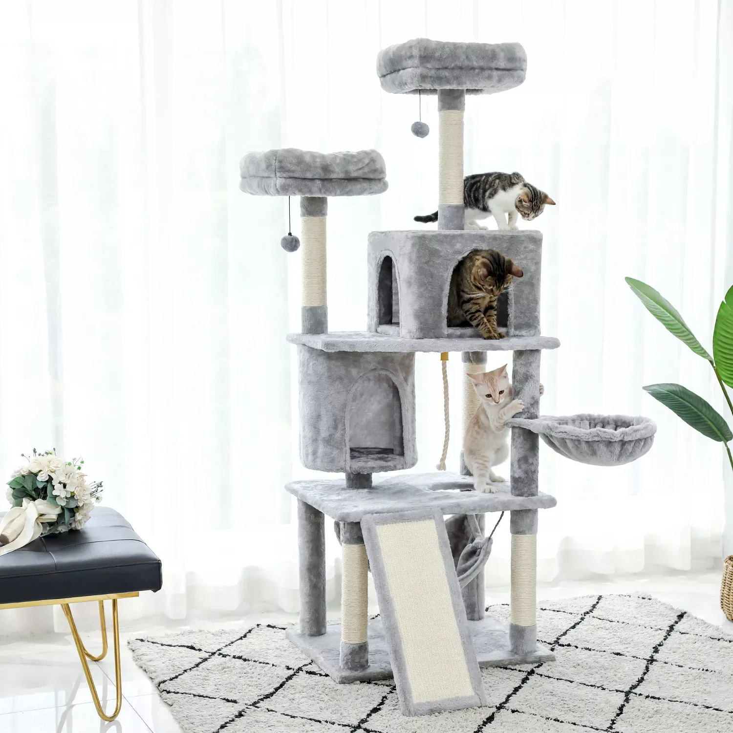 Domestic Delivery Cat Climbing Frame Cat Scratching Post Tree Scratcher Pole Furniture Gym House Toy Cat Jumping Platform
Domestic Delivery Cat Climbing Frame Cat Scratching Post Tree Scratcher Pole Furniture Gym House Toy Cat Jumping Platform