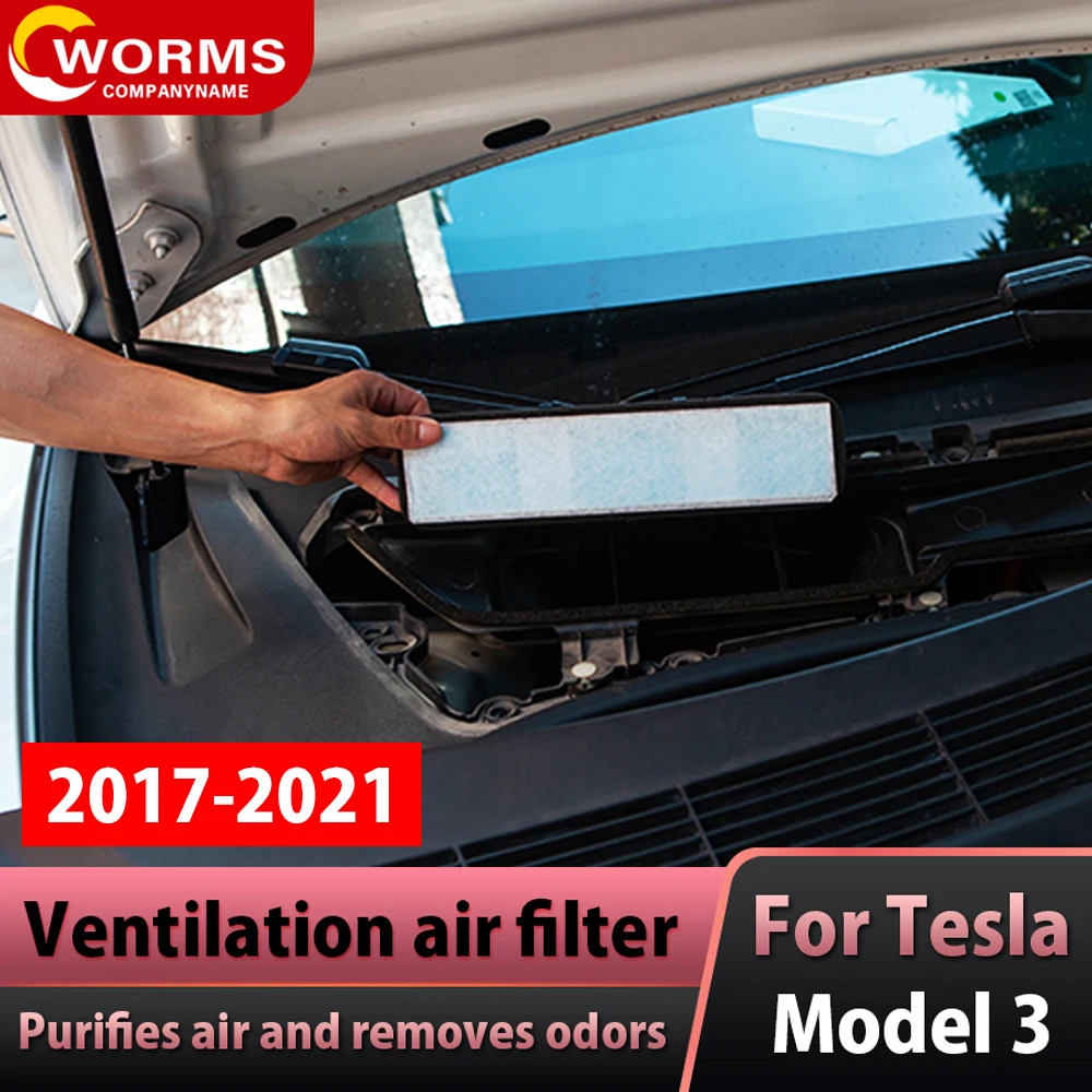 

2PCS Car Air Flow Vent Cover Trim For Tesla Model 3 Air Filter Auto Accessories Anti-Blocking Model3 Intake Protection 2017-2021