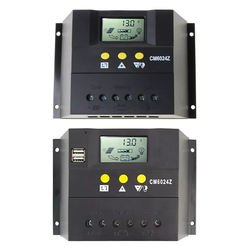 50A 60A Solar Charge Controller 12V 24V for PWM with Auto LCD Battery Charge Panel PV System Solar Controller
50A 60A Solar Charge Controller 12V 24V for PWM with Auto LCD Battery Charge Panel PV System Solar Controller