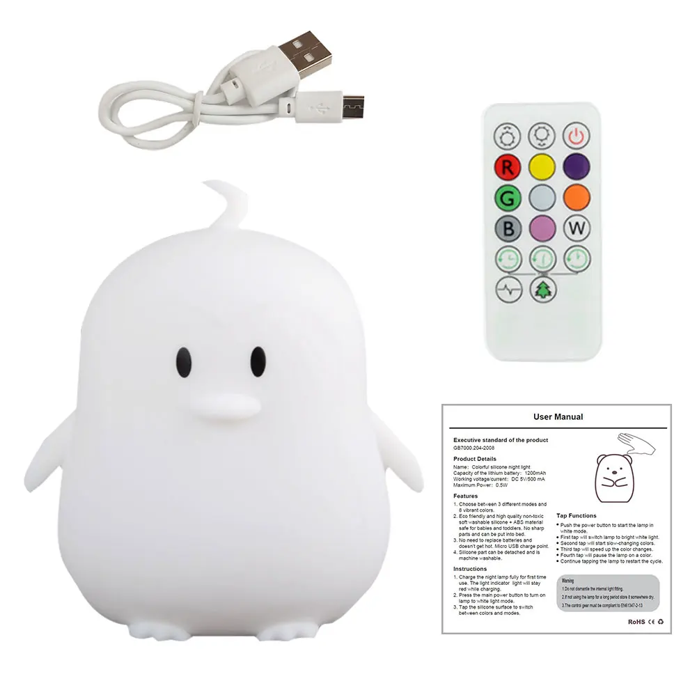 Night Lights Changing Colors Shatterproof Adjustable Eye Care Touch Toddler Lightweight Remote Control Rechargeable Bedside Lamp
Night Lights Changing Colors Shatterproof Adjustable Eye Care Touch Toddler Lightweight Remote Control Rechargeable Bedside Lamp