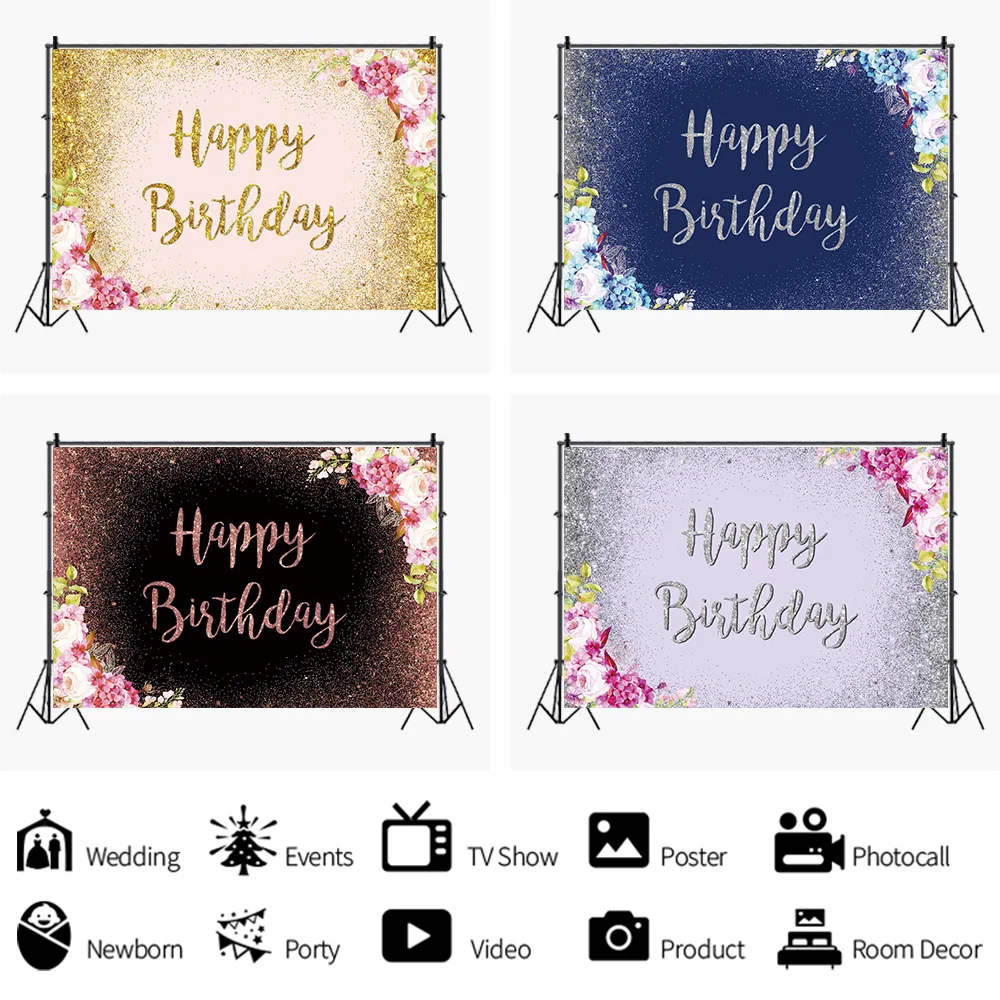 Gold Glitter Birthday Photography Background Simple Style Adult Or Children Party Decoration For Photo Studio Black Backdrops
Gold Glitter Birthday Photography Background Simple Style Adult Or Children Party Decoration For Photo Studio Black Backdrops