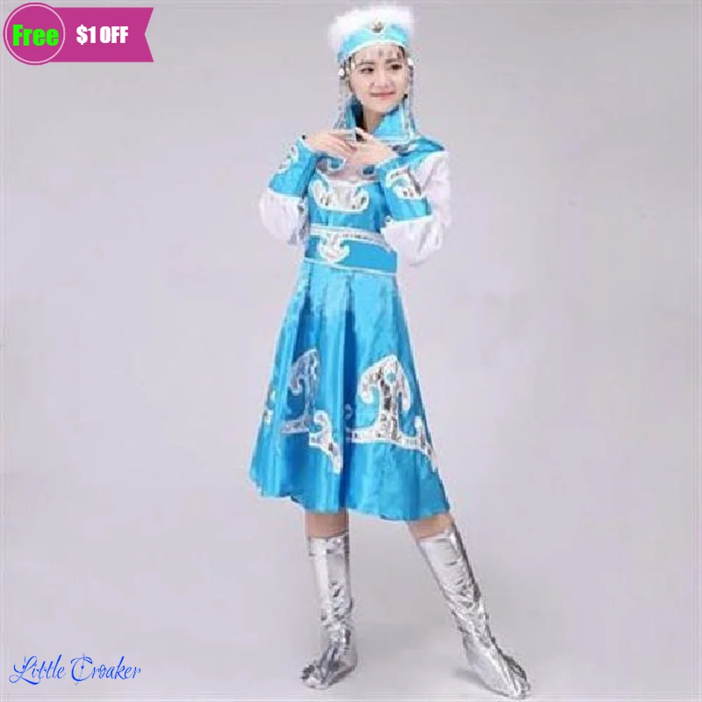 Mongolian Costume Clothes Ethnic Minority Mongolian Robe Adult Female New Dress Grassland Chinese Folk Dance Performance Costume
Mongolian Costume Clothes Ethnic Minority Mongolian Robe Adult Female New Dress Grassland Chinese Folk Dance Performance Costume