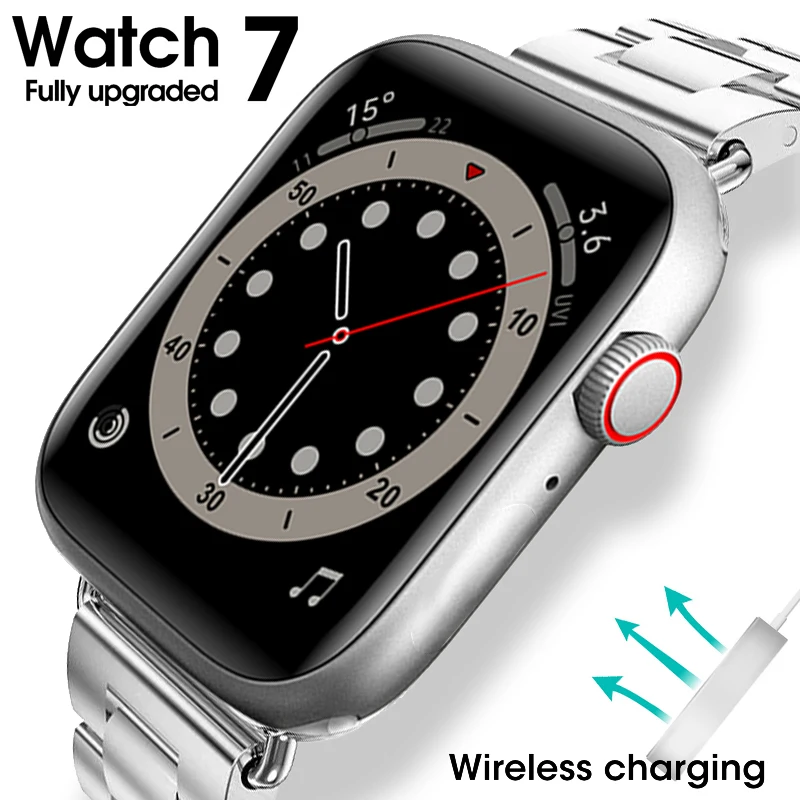 New NFC Smartwatch Men Women Smart Watch 2021 Wireless Charger Bluetooth Call Custom Dial Better Than for Apple Watch Siri Voice
New NFC Smartwatch Men Women Smart Watch 2021 Wireless Charger Bluetooth Call Custom Dial Better Than for Apple Watch Siri Voice