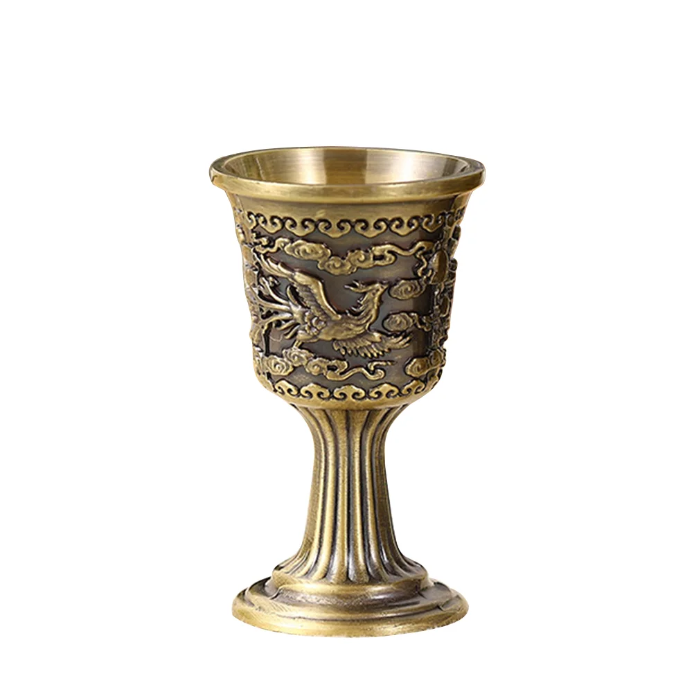 Metal Cup Chalice Goblet Retro Chinese Style Household Delicate Goblet Home Accessory, Goblet for Daily Restaurant
Metal Cup Chalice Goblet Retro Chinese Style Household Delicate Goblet Home Accessory, Goblet for Daily Restaurant