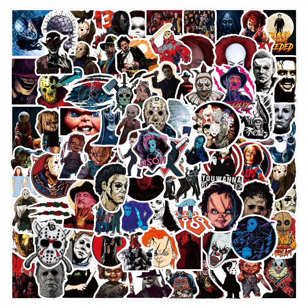 10/30/50/100PCS Mix Horror Movie Stickers Character Decal Skateboard Guitar Suitcase Freezer Motorcycle Graffiti Sticker Kid Toy
10/30/50/100PCS Mix Horror Movie Stickers Character Decal Skateboard Guitar Suitcase Freezer Motorcycle Graffiti Sticker Kid Toy