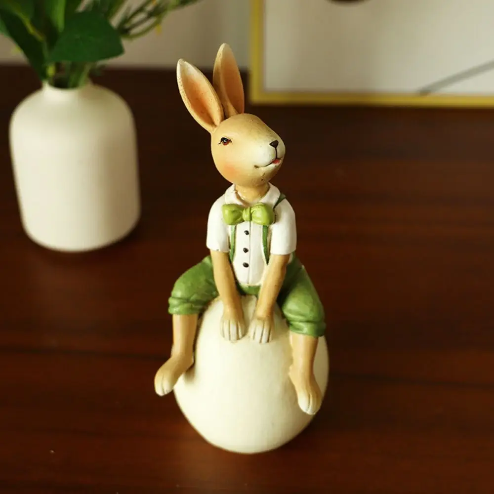 Light Luxury Rabbit Design Handmake Gift Resin Crafts Easter Decoration Bunny Ornaments Desktop Decor Rabbit Statues
Light Luxury Rabbit Design Handmake Gift Resin Crafts Easter Decoration Bunny Ornaments Desktop Decor Rabbit Statues