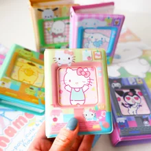 Kawaii Sanrio Hello Kitty My Melody Kuromi Cinnamoroll Mini Photo Album Can Hold 40Sheets Three Inch Polaroid Photo Couple Album