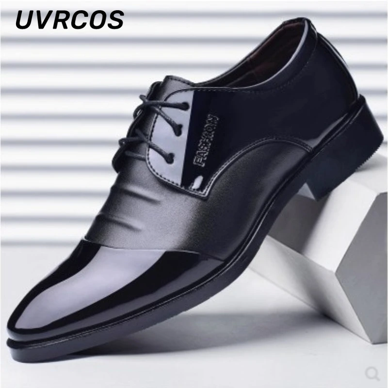 Men Business Leather Shoes British Black Lace-up Shoes British Casual Formal Leather Shoes Pointed Toe Men Loafers Shoes
Men Business Leather Shoes British Black Lace-up Shoes British Casual Formal Leather Shoes Pointed Toe Men Loafers Shoes