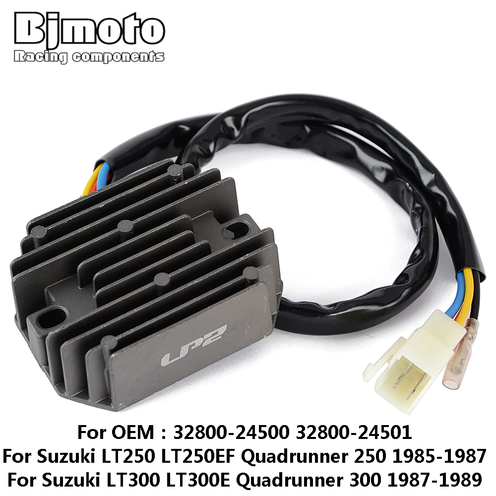 Motorcycle Voltage Regulator Rectifier For Suzuki LT250 LT250EF Quadrunner 250 1985-1987 LT300 LT300E Quadrunner 300 1987-1989
Motorcycle Voltage Regulator Rectifier For Suzuki LT250 LT250EF Quadrunner 250 1985-1987 LT300 LT300E Quadrunner 300 1987-1989