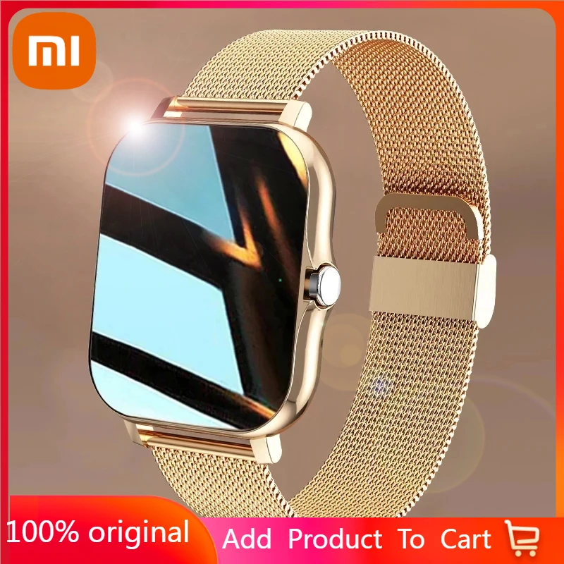 Xiaomi Women Smart Watch Men Color Screen Full Touch Fitness Tracker Bluetooth Call Smart Clock Ladies Smartwatch Women
Xiaomi Women Smart Watch Men Color Screen Full Touch Fitness Tracker Bluetooth Call Smart Clock Ladies Smartwatch Women