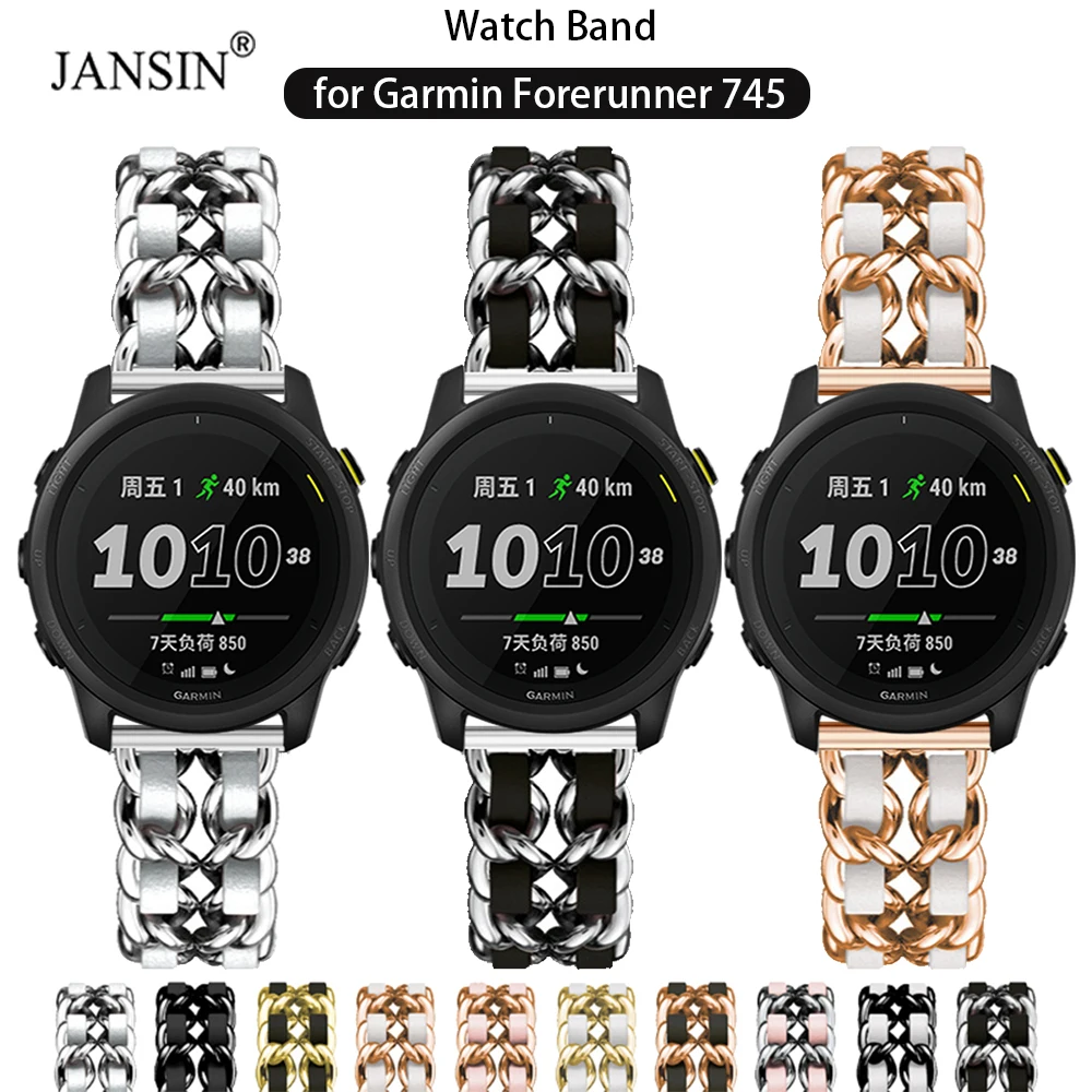 Металлический + кожаный ремешок для Garmin Forerunner 745, ремешок для наручных часов Garmin 745, сменный ремешок для часов
Металлический + кожаный ремешок для Garmin Forerunner 745, ремешок для наручных часов Garmin 745, сменный ремешок для часов