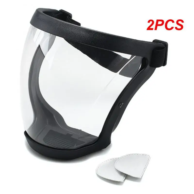 

2 шт. прозрачная Полнолицевая защита от брызг ветрозащитная противотуманная маска защитные очки защитная маска для глаз с фильтрами
