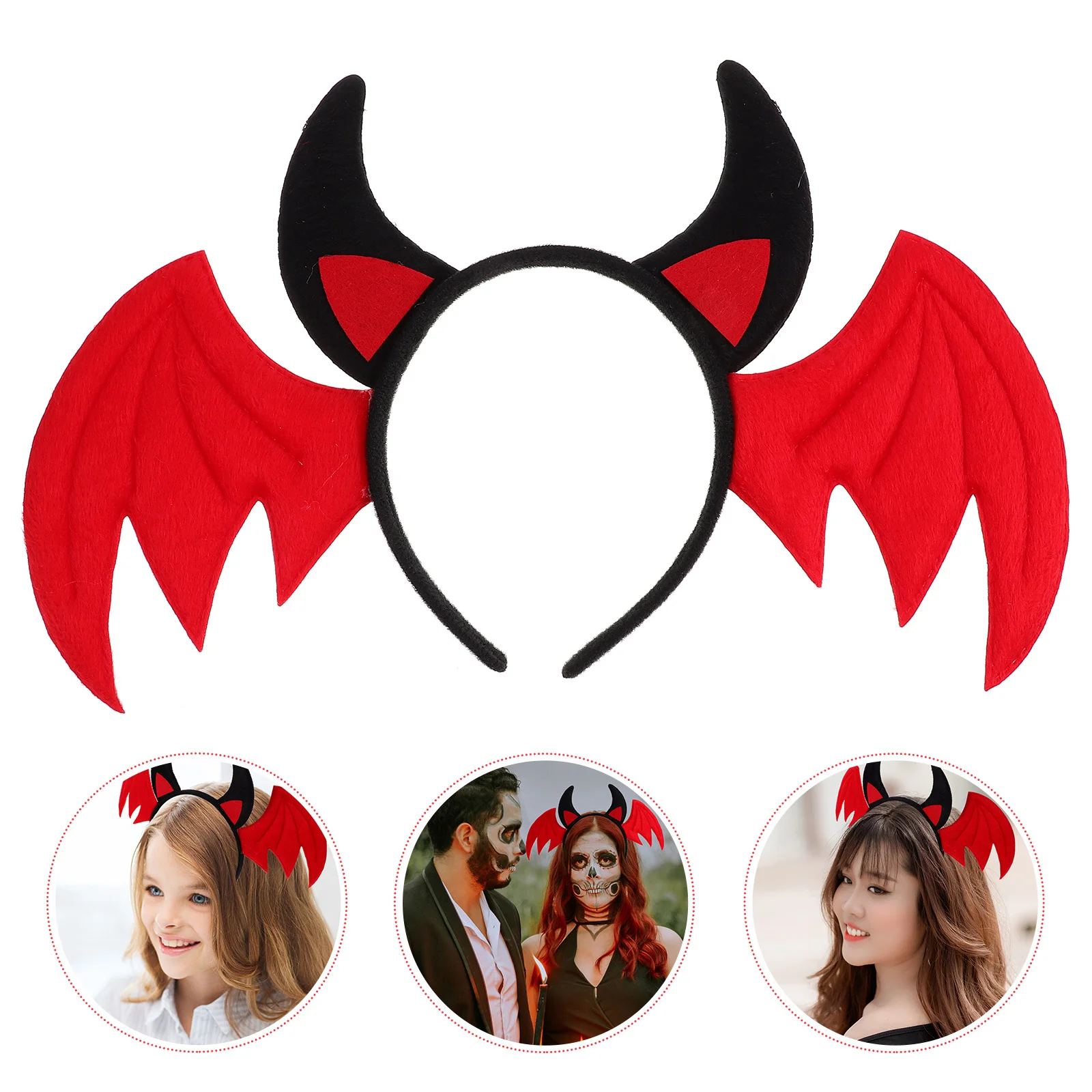 Bat Wings Headband Cosplay Headdress Halloween Hair Accessory Girl Hoops Plastic Party Photo Props Women's Headbands
Bat Wings Headband Cosplay Headdress Halloween Hair Accessory Girl Hoops Plastic Party Photo Props Women's Headbands