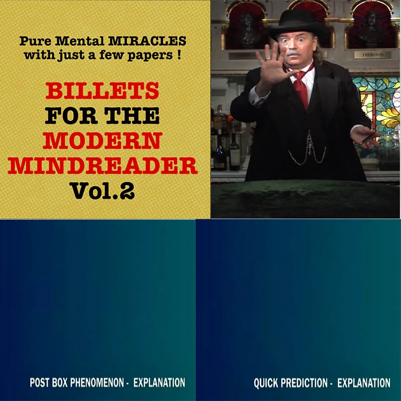 Quick Prediction by Christian Grace,Post Box Phenomenon Intricate Web of Distraction Pop Haydn Billets for the Modern Mindreader
Quick Prediction by Christian Grace,Post Box Phenomenon Intricate Web of Distraction Pop Haydn Billets for the Modern Mindreader
