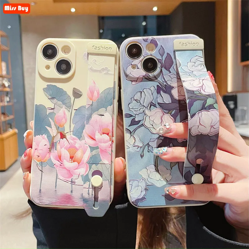 Fashion Flower Wrist Band Bracket Holder Soft Case for OPPO F17 Pro Reno 7 Pro Reno 7 SE A16k A97 A96 A36 A57 5G K10 Pro Cover
Fashion Flower Wrist Band Bracket Holder Soft Case for OPPO F17 Pro Reno 7 Pro Reno 7 SE A16k A97 A96 A36 A57 5G K10 Pro Cover