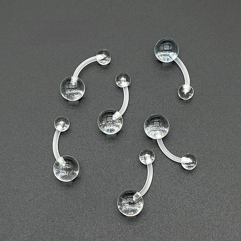 Прозрачная невидимая булавка для пупка, ювелирные изделия, акриловый мягкий стержень для студентов, УФ, съедобный силиконовый элемент, ювел... 
Прозрачная невидимая булавка для пупка, ювелирные изделия, акриловый мягкий стержень для студентов, УФ, съедобный силиконовый элемент, ювел...