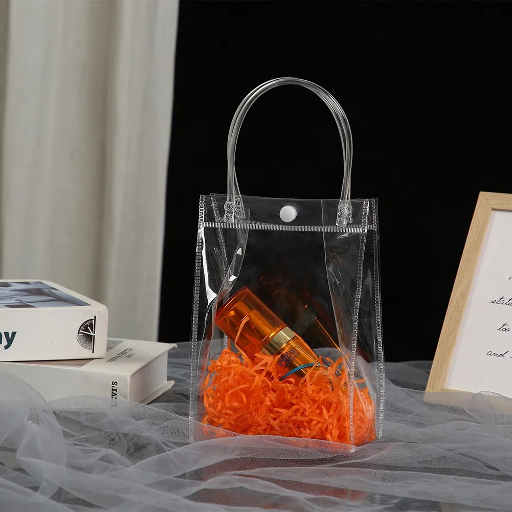 Transparent PVC Ice Bag Wine Gift Bag Leakproof Beer Champagne Bucket Drink Bottle Cooler Foldable Carrier For Outdoor Party
Transparent PVC Ice Bag Wine Gift Bag Leakproof Beer Champagne Bucket Drink Bottle Cooler Foldable Carrier For Outdoor Party