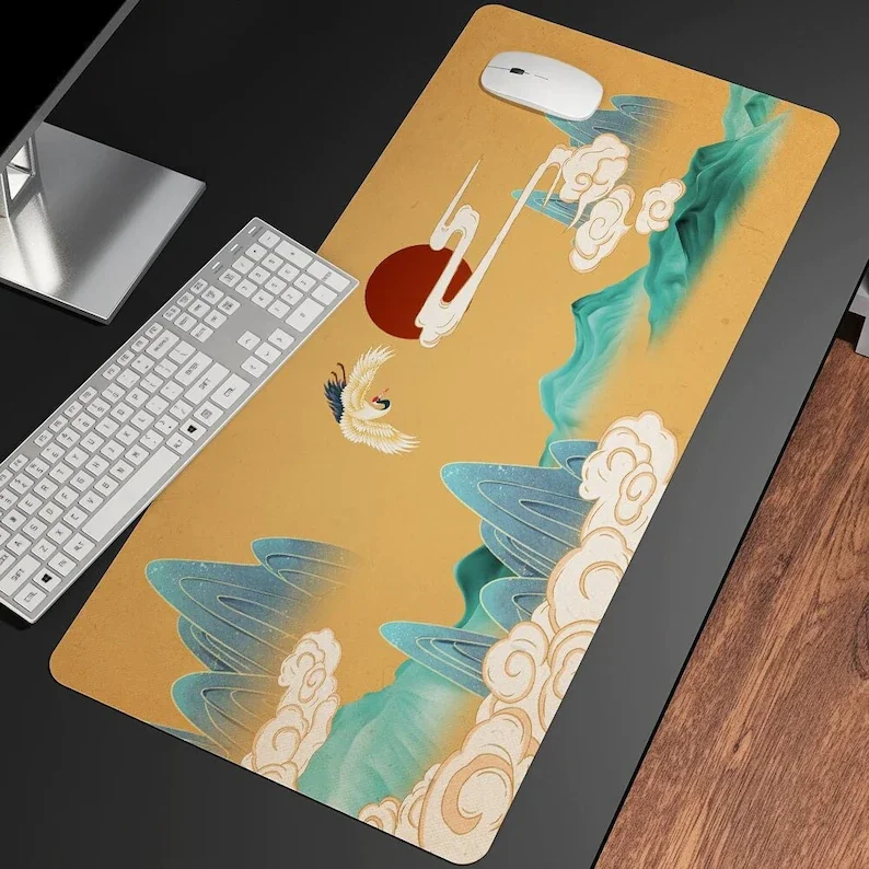 Chinese Style Mouse Pad, National Tide Game Desk Pad Computer Pad Keyboard Pad Student Writing Desk Anime Mousepad
Chinese Style Mouse Pad, National Tide Game Desk Pad Computer Pad Keyboard Pad Student Writing Desk Anime Mousepad