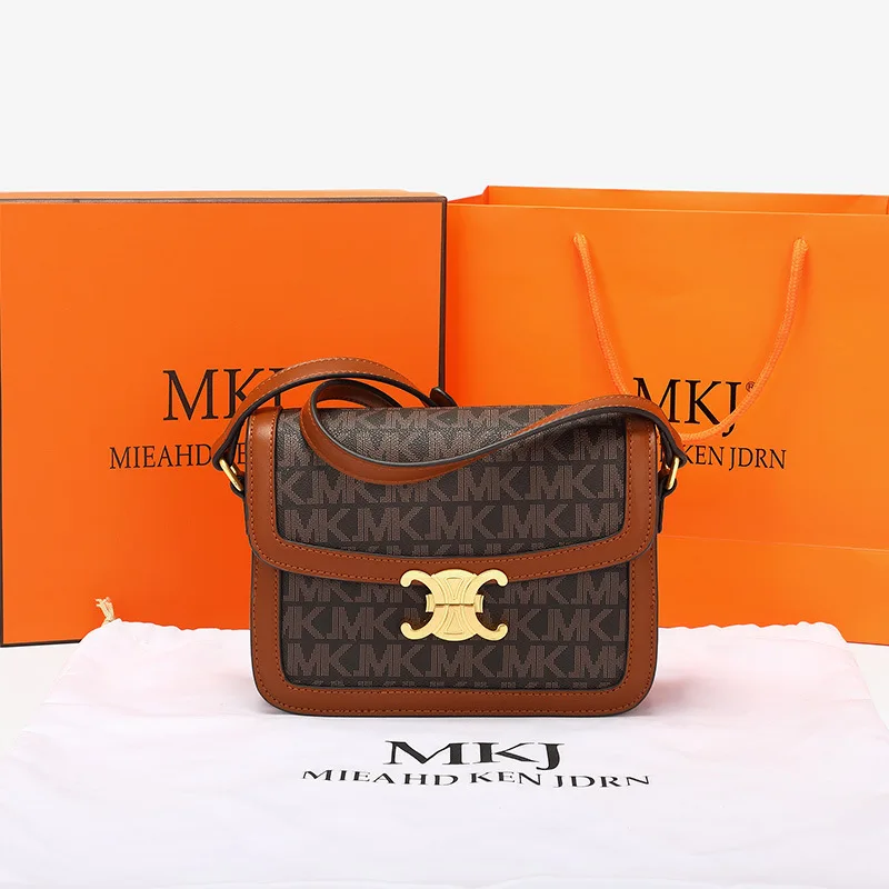 MKJ brand new luxury women fashion designer small square bag retro messenger bag temperament women shoulder bag
MKJ brand new luxury women fashion designer small square bag retro messenger bag temperament women shoulder bag