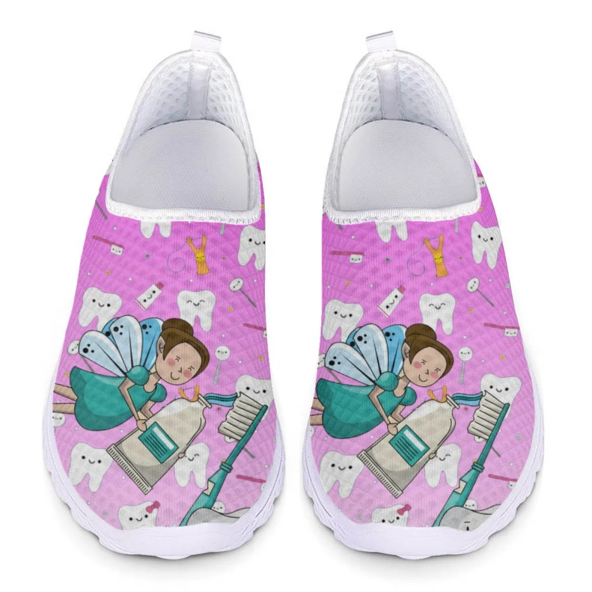 Belidome Women Sneakers Cute Dental Nurse Design Slip on Light Mesh Walking Shoes Summer Breathable Flats Shoes Zapatos Planos
Belidome Women Sneakers Cute Dental Nurse Design Slip on Light Mesh Walking Shoes Summer Breathable Flats Shoes Zapatos Planos