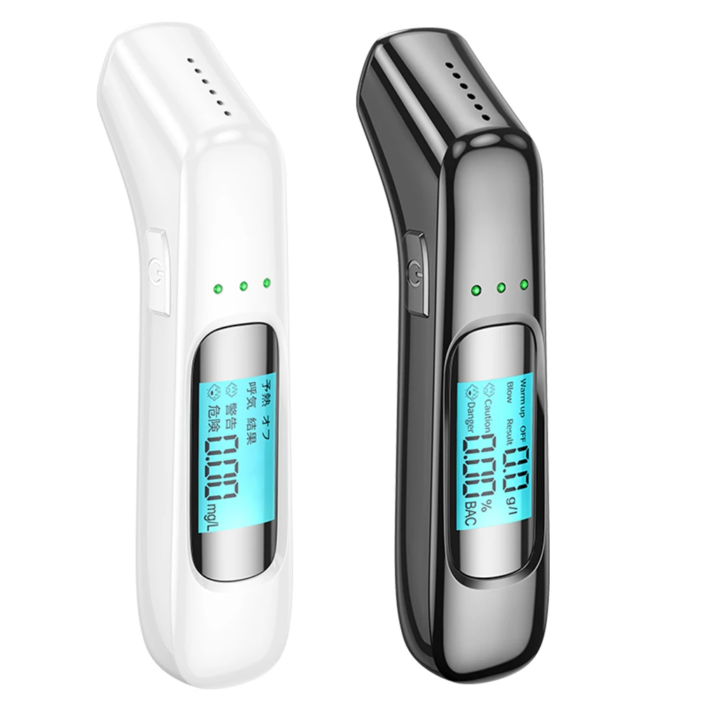 Air Blow Alcohol Detector Non-Contact Handheld Portable Breath Tester Breathalizer Breathalyser for Driver LCD Display
Air Blow Alcohol Detector Non-Contact Handheld Portable Breath Tester Breathalizer Breathalyser for Driver LCD Display