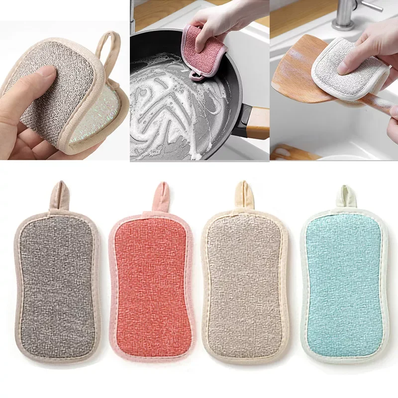 Non-Scratch Kitchen Sponges Reusable Microfiber Scrubber Sponge Kitchen Home Clean Pot Pan Dish Washer Kitchen Cleaning Brush
Non-Scratch Kitchen Sponges Reusable Microfiber Scrubber Sponge Kitchen Home Clean Pot Pan Dish Washer Kitchen Cleaning Brush