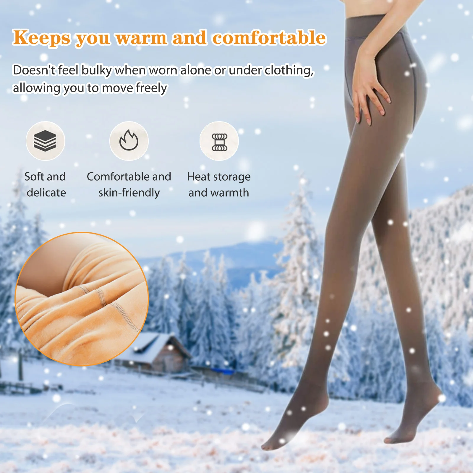 2pcs Winter Woman Pantyhose Translucent Wool Sock Pants Winter Stocking Fleece Lined Tights Thermal Pants Legging Fake Pantyhose
2pcs Winter Woman Pantyhose Translucent Wool Sock Pants Winter Stocking Fleece Lined Tights Thermal Pants Legging Fake Pantyhose