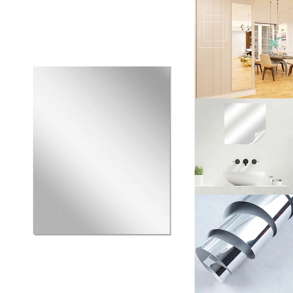 Mirror Wall Sticker Bathroom Bedroom DIY Decal Glass Home Decor Kitchen Office Self Adhesive Waterproof 60x100cm
Mirror Wall Sticker Bathroom Bedroom DIY Decal Glass Home Decor Kitchen Office Self Adhesive Waterproof 60x100cm