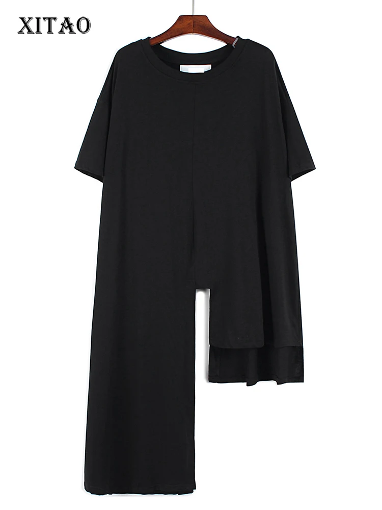 XITAO Asymmetrical Casual T-shirt Solid Color Loose Simplicity Women Pullover Top 2022 Street Trendy New All-match WMD6140
XITAO Asymmetrical Casual T-shirt Solid Color Loose Simplicity Women Pullover Top 2022 Street Trendy New All-match WMD6140