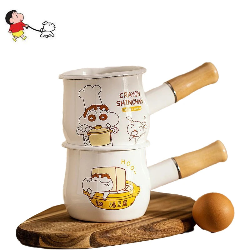 Crayon Shinchan Milk Pot Anime Kawaii Mini Small Milk Pot Baby Food for Hot Milk Enamel Pot Creativity Household Kitchen Gift
Crayon Shinchan Milk Pot Anime Kawaii Mini Small Milk Pot Baby Food for Hot Milk Enamel Pot Creativity Household Kitchen Gift