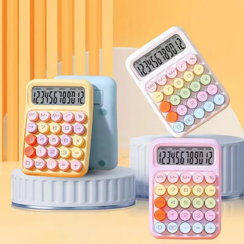 Mechanical Keyboard Calculator Portable Calculator Screen Easy To Use For Office School Home Vintage Desktop Stationery
Mechanical Keyboard Calculator Portable Calculator Screen Easy To Use For Office School Home Vintage Desktop Stationery