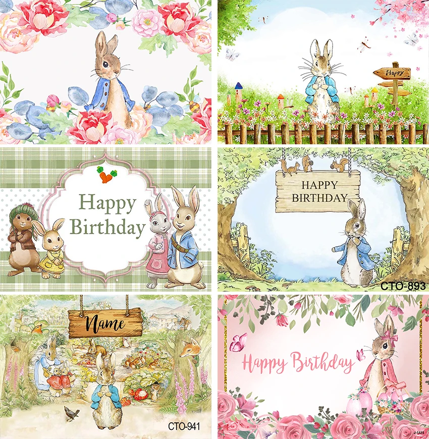 Rabbit In Blue Clothes Background Vegetable Peter Kids Bunny Birthday Party Photo Decor Photography Studio Backdrop Poster
Rabbit In Blue Clothes Background Vegetable Peter Kids Bunny Birthday Party Photo Decor Photography Studio Backdrop Poster