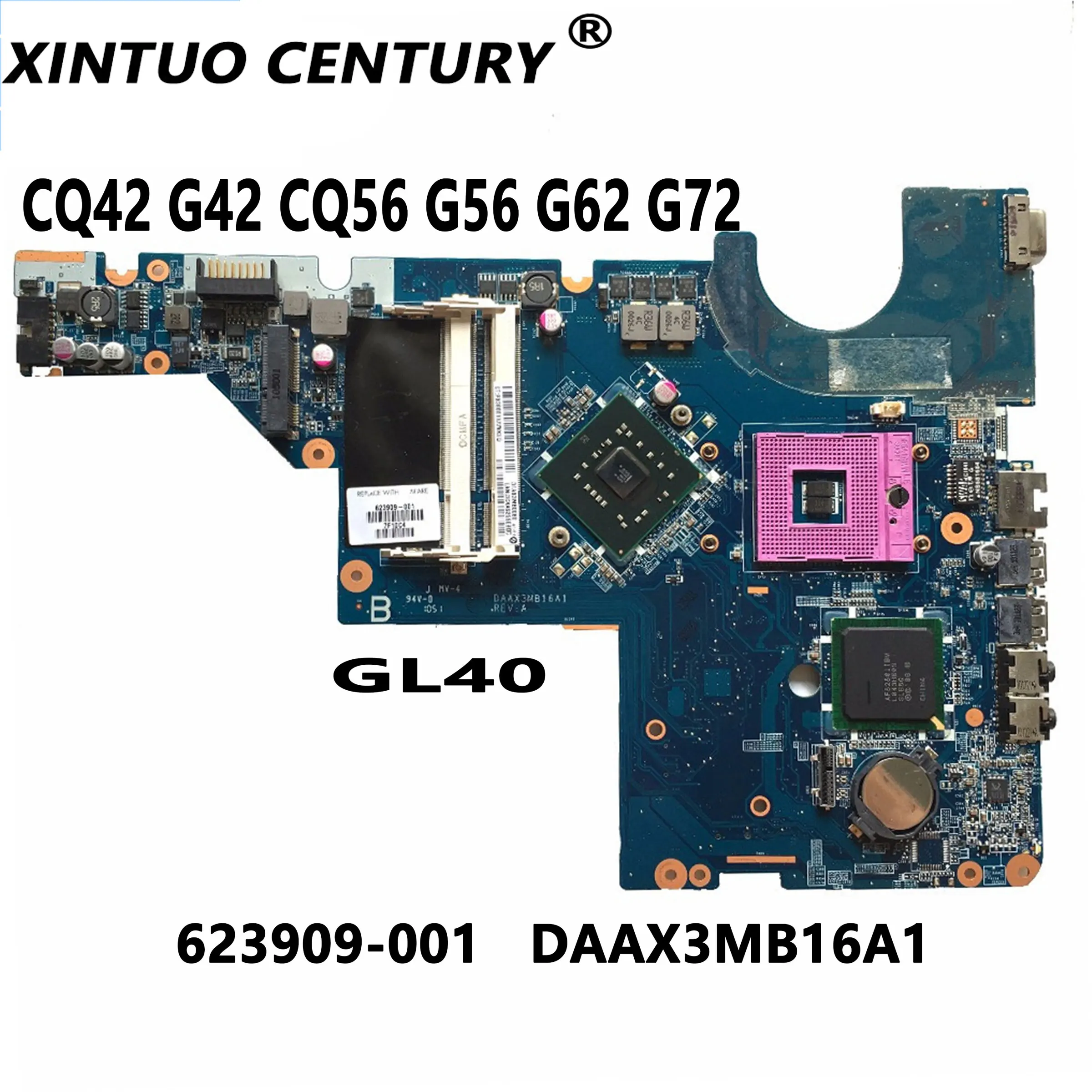 623909-001 623909-501 623909-601 для ноутбука HP Pavilion CQ42 G42 CQ56 G56 G62 G72, материнская плата DAAX3MB16A1 GL40 DDR2 100%, протестирована 
623909-001 623909-501 623909-601 для ноутбука HP Pavilion CQ42 G42 CQ56 G56 G62 G72, материнская плата DAAX3MB16A1 GL40 DDR2 100%, протестирована