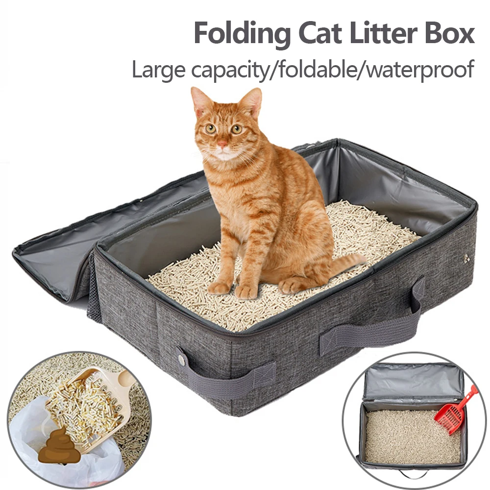 Large Capacity Folding Cat Litter Box Pets Portable Waterproof Toilet Outdoor Travel Lightweight Seat Kitty Litter Bedpans
Large Capacity Folding Cat Litter Box Pets Portable Waterproof Toilet Outdoor Travel Lightweight Seat Kitty Litter Bedpans