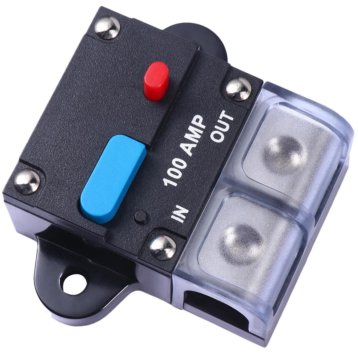 100A Car Resettable Circuit Breaker Self-recovery Fuse Manual Reset Button Circuit Breaker Fuse Car Accessories (Black)
100A Car Resettable Circuit Breaker Self-recovery Fuse Manual Reset Button Circuit Breaker Fuse Car Accessories (Black)
