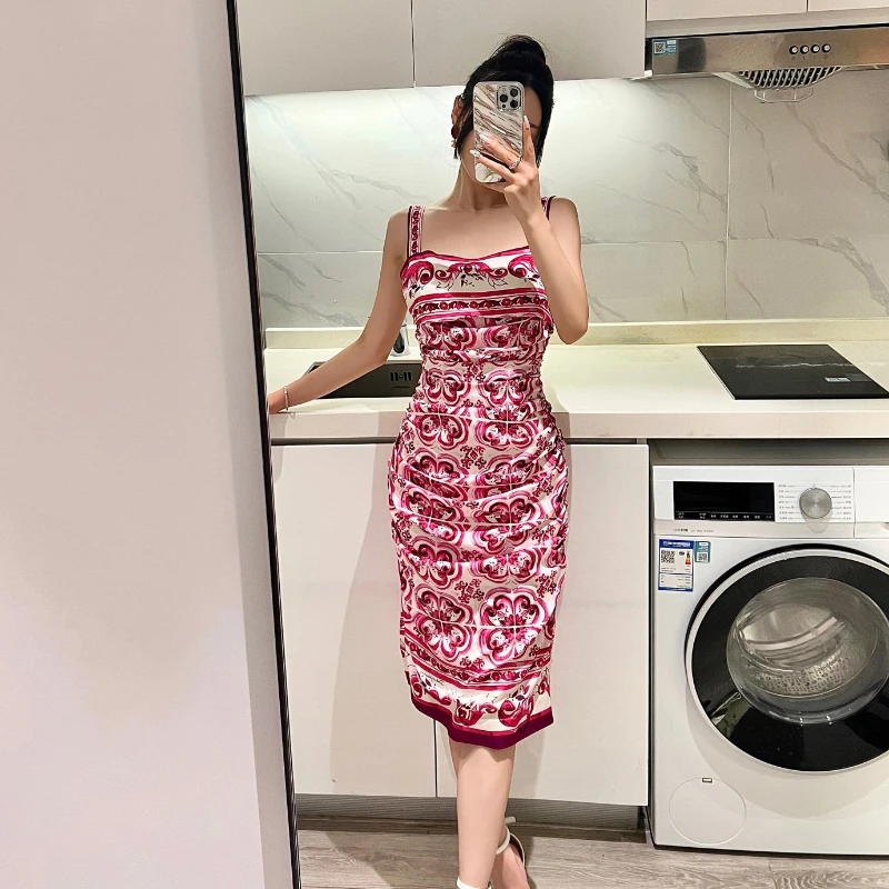 High Quality 2023 Summer Sweetheart Neck Sleeveless Floral Hot Sweet Draped Bodycon Midi Dress
High Quality 2023 Summer Sweetheart Neck Sleeveless Floral Hot Sweet Draped Bodycon Midi Dress