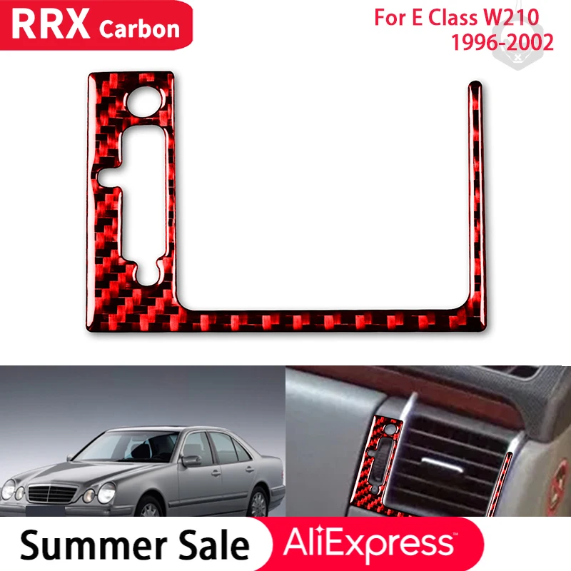 RRX Car Carbon Fiber Sticker Copilot Air Conditioning Outlet Decor Frame Cover Trim for Mercedes Benz W210 E-Class 1996-2002 Red
RRX Car Carbon Fiber Sticker Copilot Air Conditioning Outlet Decor Frame Cover Trim for Mercedes Benz W210 E-Class 1996-2002 Red