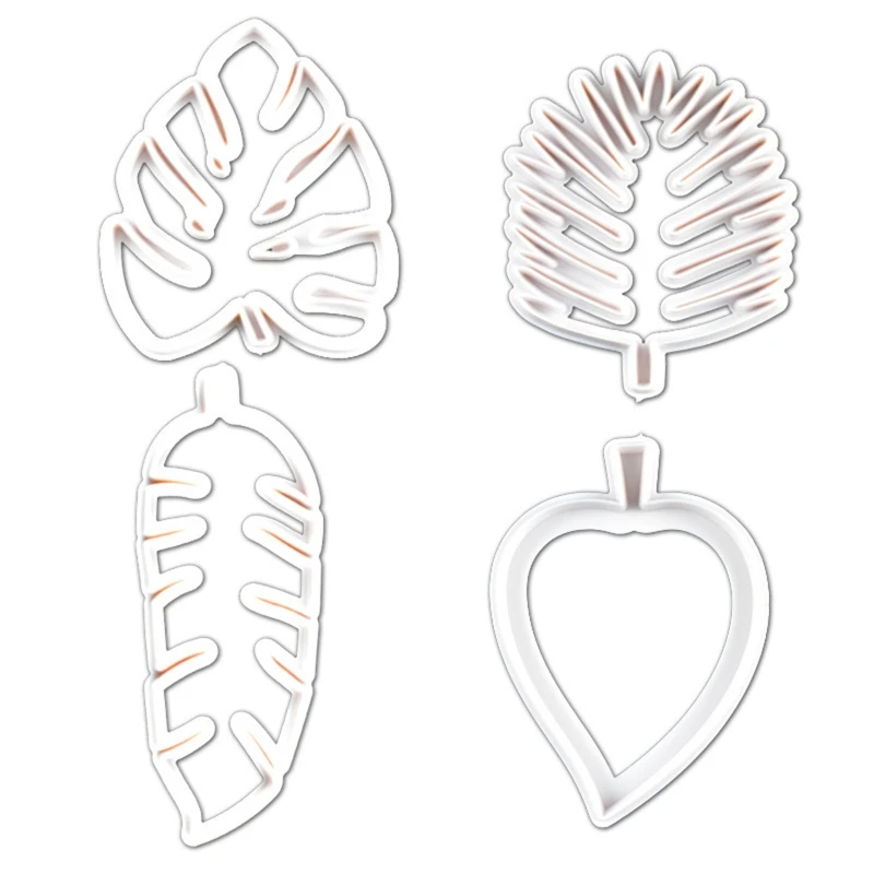 4pcs Cookie Molds Leaves Shape Cake Mold Pastry Fondant Plastic Mold For Cake Cupcake Decoration Kitchen Baking Mold
4pcs Cookie Molds Leaves Shape Cake Mold Pastry Fondant Plastic Mold For Cake Cupcake Decoration Kitchen Baking Mold