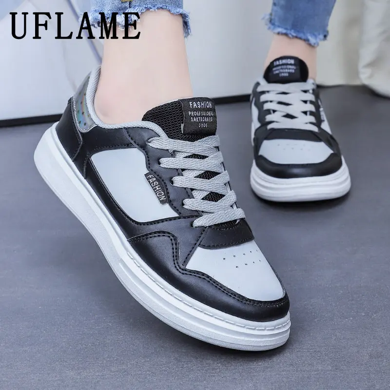 Fashion Women's Chunky Sneakers Wearable Breathable Leather Flats Color Blocking Outdoors Commute Drive Walking Casual Shoes
Fashion Women's Chunky Sneakers Wearable Breathable Leather Flats Color Blocking Outdoors Commute Drive Walking Casual Shoes