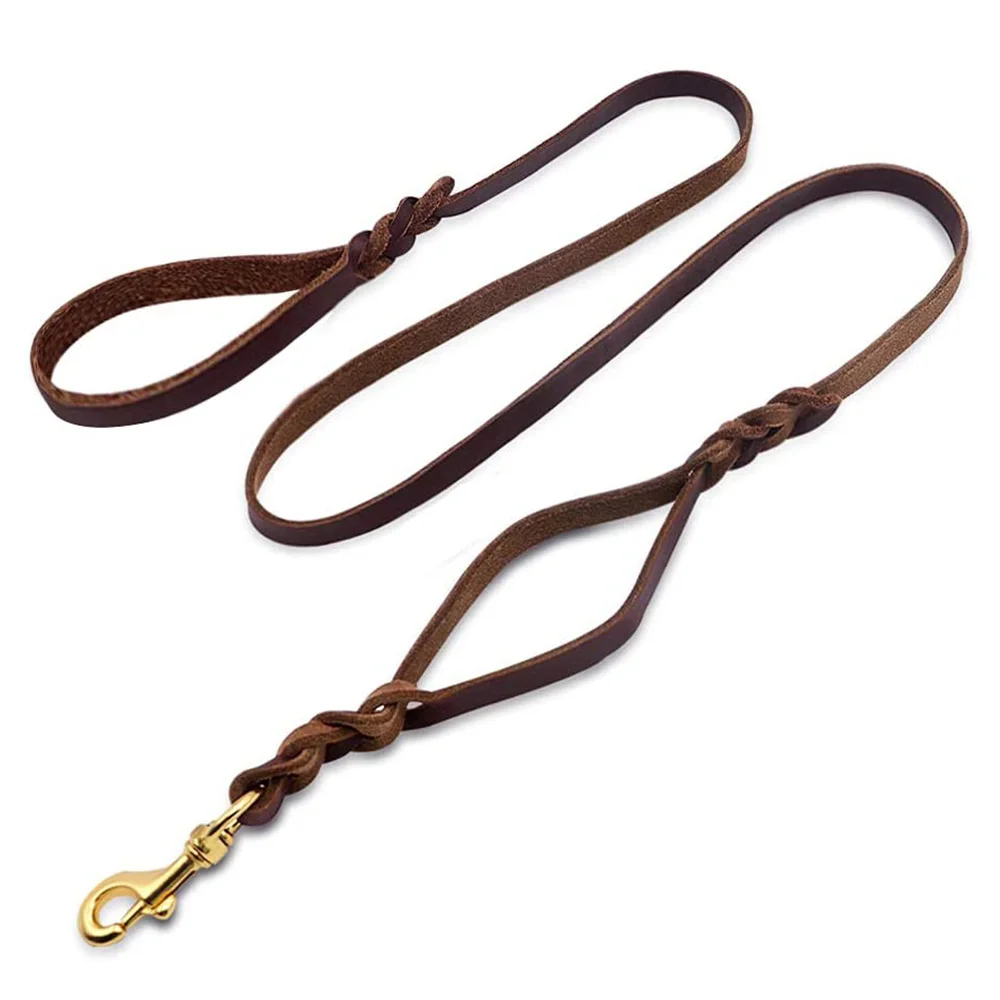 With Handles Extra Traffic Padded L 2 Braided Dog Handle Big Leather Dog For Heavy Control Duty And Walking Training Leash
With Handles Extra Traffic Padded L 2 Braided Dog Handle Big Leather Dog For Heavy Control Duty And Walking Training Leash