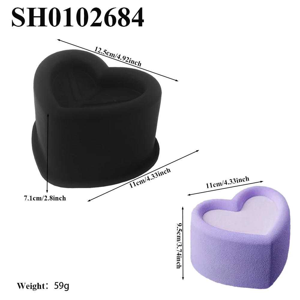 Силиконовая Форма Для Выпечки В Форме Сердца Ко Дню Святого Валентина, Для Французского Муссового Торта, Шоколадных Конфет
Силиконовая Форма Для Выпечки В Форме Сердца Ко Дню Святого Валентина, Для Французского Муссового Торта, Шоколадных Конфет