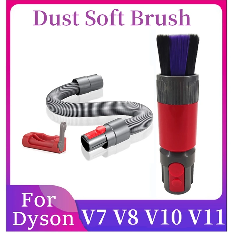 3Pcs For Dyson V7 V8 V10V11 Vacuum Cleaner Parts Dust Soft Brush Switch Lock Extension Hose Traceless Cleaning Brush Kit
3Pcs For Dyson V7 V8 V10V11 Vacuum Cleaner Parts Dust Soft Brush Switch Lock Extension Hose Traceless Cleaning Brush Kit