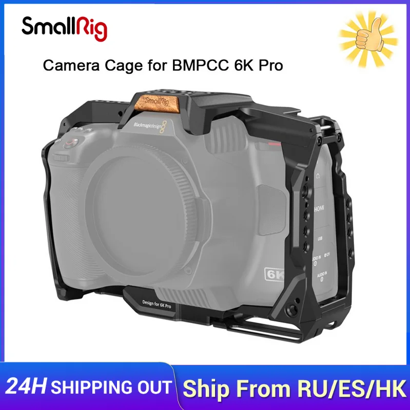 SmallRig Cage for BMPCC 6K Pro Only for Blackmagic Pocket Cinema Camera 6K Pro Camera Cage with NATO Rail Cold Shoe Mount 3270
SmallRig Cage for BMPCC 6K Pro Only for Blackmagic Pocket Cinema Camera 6K Pro Camera Cage with NATO Rail Cold Shoe Mount 3270