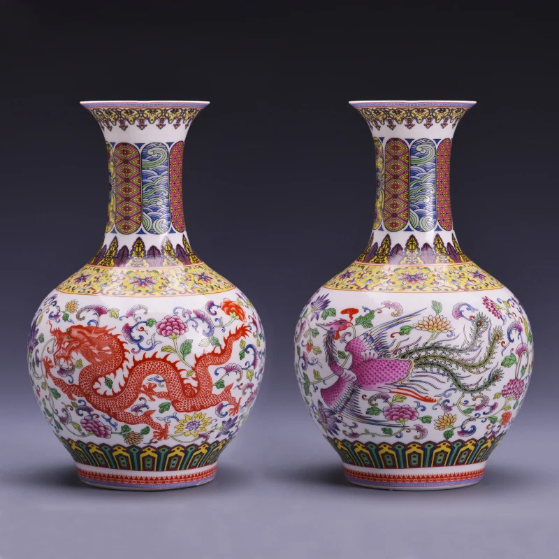 24cm Jingdezhen Ceramic Vase Pottery Decoration Living Room Flower Arrangement Modern Home Simple TV Cabinet Ceramic Gift
24cm Jingdezhen Ceramic Vase Pottery Decoration Living Room Flower Arrangement Modern Home Simple TV Cabinet Ceramic Gift