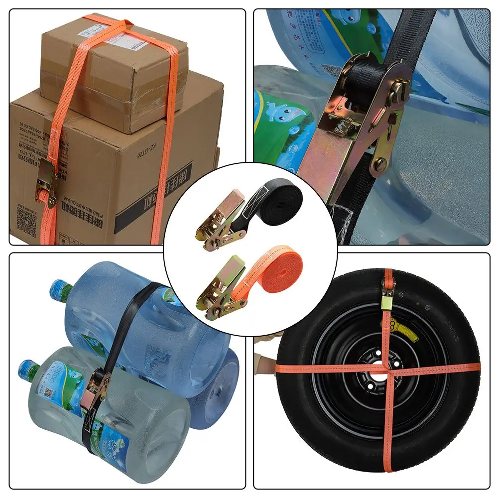 4M Length 25mm Width Heavy Duty Ratchet Straps Trailer Lashing Rope Ratchet Bundler Cargo Luggage Fixed Tightening Strap
4M Length 25mm Width Heavy Duty Ratchet Straps Trailer Lashing Rope Ratchet Bundler Cargo Luggage Fixed Tightening Strap
