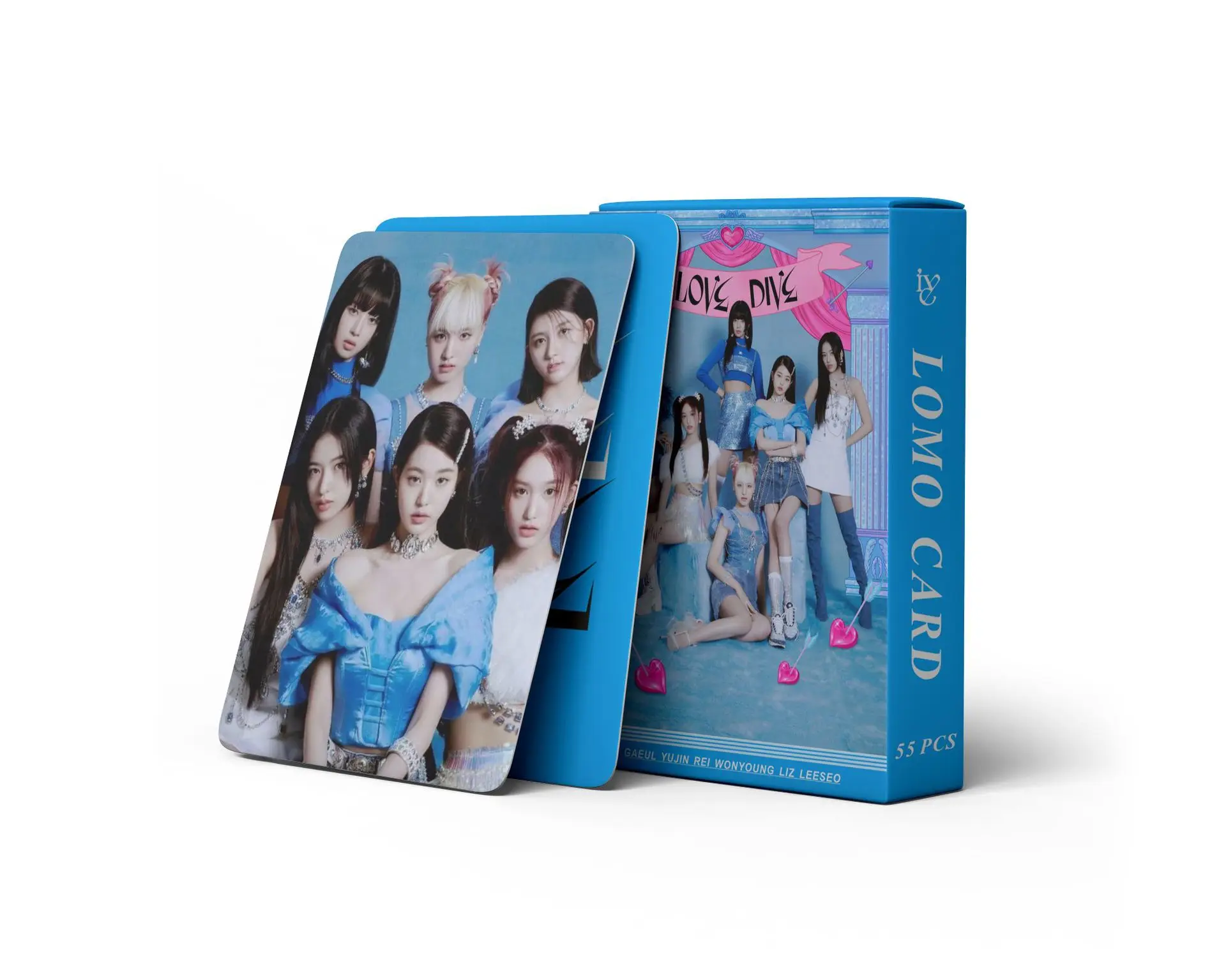 Pop IVE Lomo Card Idol фотоальбом ITZY альбом напряжение HD Фотокарта Seventeen открытка |
