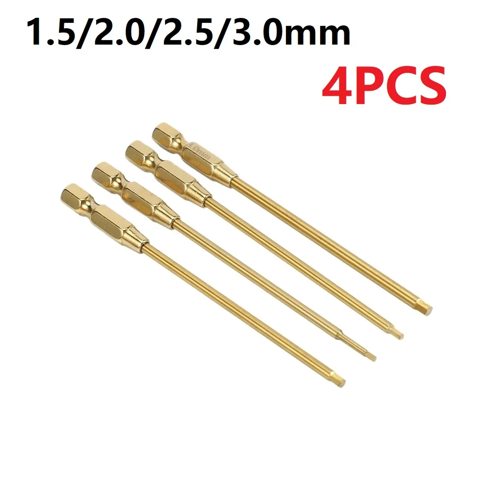 4PCS Titanium Hex Wrenche Screwdriver Tool 1.5/2/2.5/3mm Hexagonal 1/4inch Drive Drill RC Model Mini Hand Tools
4PCS Titanium Hex Wrenche Screwdriver Tool 1.5/2/2.5/3mm Hexagonal 1/4inch Drive Drill RC Model Mini Hand Tools