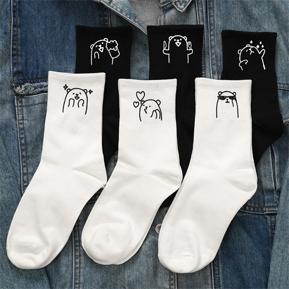 2Pairs White Long Women Crew Socks Japanese Kawaii Cute Fashion Ink Graffiti Socks Hip Hop Harajuku Novelty Socks Art Funny Sock
2Pairs White Long Women Crew Socks Japanese Kawaii Cute Fashion Ink Graffiti Socks Hip Hop Harajuku Novelty Socks Art Funny Sock
