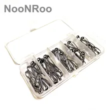 NooNRoo MN Tip Top 50PCS 5 Size in 1 Box Fishing Rod Repair Guides Rod Building Accessory 50 Pcs /Box