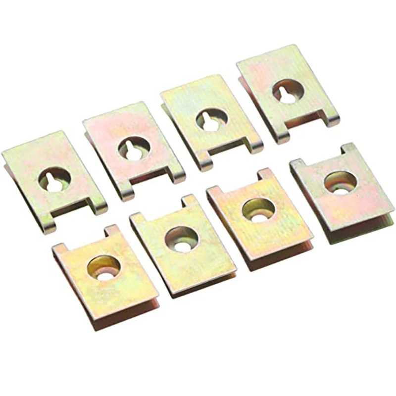 10PCS Metal U-Type Clips For Car Bumper Fender Trim Panel Fastener Leaf Board Fastener Grommet Clips
10PCS Metal U-Type Clips For Car Bumper Fender Trim Panel Fastener Leaf Board Fastener Grommet Clips